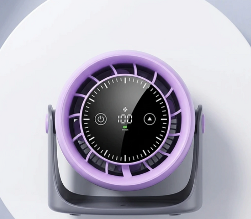 Elevate Your Space: The Ultimate Whisper-Quiet Touch Screen Desk Fan