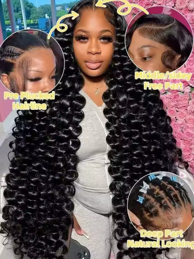 UNLEASH YOUR INNER DIVA: THE ULTIMATE LOOSE DEEP WAVE FRONTAL WIG