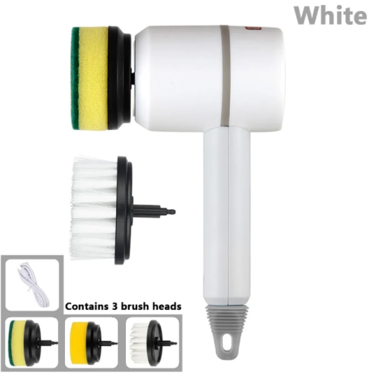 Sparkle & Save Time: The 3-in-1 Electric Cleaning Brush