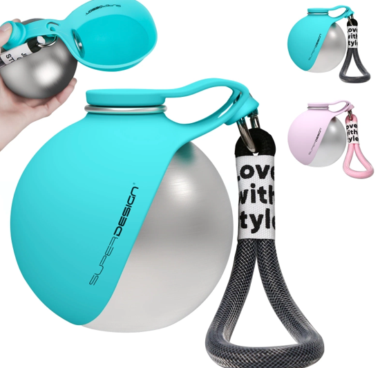 Hydration On-The-Go: Stylish 2-in-1 Dog Water Bottle for Happy Pups!